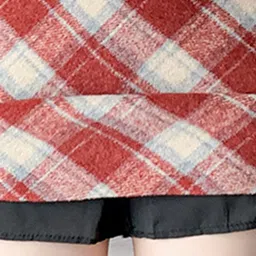 LULU & SKY Checked A-Line Mini Skirt image 4