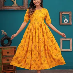 Malia Floral Print Fit & Flare Dress-picture-44