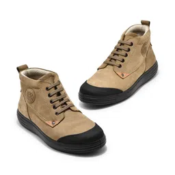 Woodland Men Nubuck Trekking Shoes-image-14