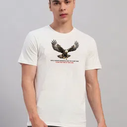 SWAGNOX Graphic Printed Round Neck Cotton T-Shirt-picture-36