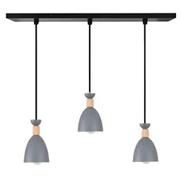 KINIS Grey & Black Aluminium Ceiling Lamp image 5