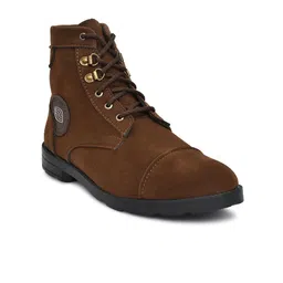 ARIWA Men Brown Block-Heeled Regular Boots image 2