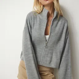 Happiness istanbul Women Ribbed Crop-picture-17