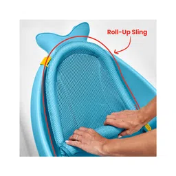 Skiphop Moby Smart Sling 3 Stage Bath Tub with - Blue image 5