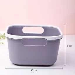 MARKET99 Grey & White 2 Pieces Multi-Utility Basket Organisers image 4