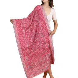 Stole & Yarn Unisex Woven Design Stole-picture-22