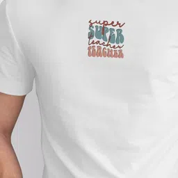 Seekbuylove Men Typography Printed Bio Finish T-shirt image 4