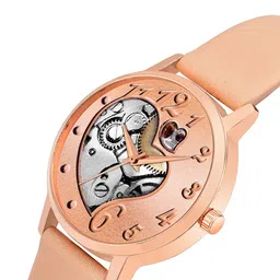 DOUBLERUN Women Dial & Leather Straps Analogue Multi Function Watch H05NMT-374 image 2