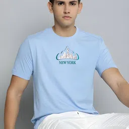 SZN Men Graphic Printed Round Neck Short Sleeves T-shirt-picture-34