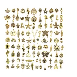 SYGA 100-Pcs Gold-Plated Contemporary Pendants image 1