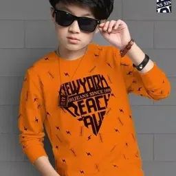 ATLANS Boys Typography 2 Printed T-shirt-image-51