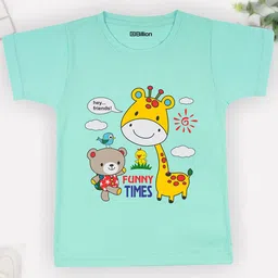 Billion Boys Printed Bio Finish Applique T-shirt-image-91