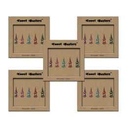 Comet Busters Set of 5 Handcrafted Reusable Traditional Designer Bindis - 001-picture-6