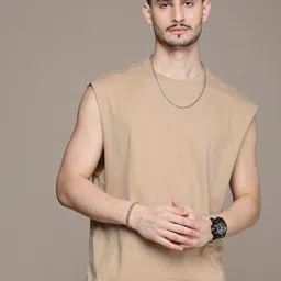 The Roadster Life Co. Solid Pure Cotton Relaxed T-shirt-picture-14