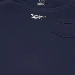 Reebok Men Navy Blue T-shirt image 3