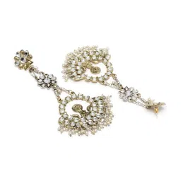 Moedbuille Gold-Plated Contemporary Drop Earrings image 3