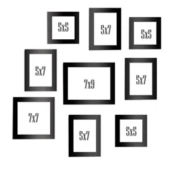 Art Street Set of 9 Black Wall Photo Frames image 3