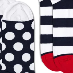 Happy Socks Pack Of 2 Patterned Cotton Ankle-Length Socks image 4