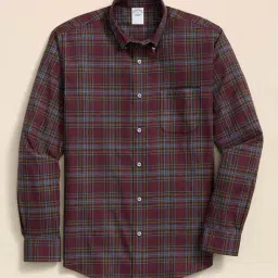 brooks brothers Non-Iron Twill Pattern Regular Fit Sport Shirt image 1