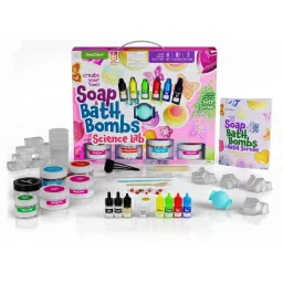 Soap & Bath Bomb Making Kit 3-In-1 Spa Science Kit, STEM Toys For Girls And Boys DIY Science Experiment Toys Educational Craft Gifts For Kids Hands-On Science Activities For Kids Creative DIY crafts For Kids Birthday Gifts For Kids Ages 6-12- RS6201Soap & Bath Bomb Making Kit 3-In-1 Spa Science Kit, STEM Toys For Girls And Boys DIY Science Experiment Toys Educational Craft Gifts For Kids Hands-On Science Activities For Kids Creative DIY crafts For Kids Birthday Gifts For Kids Ages 6-12- RS6201-picture-17