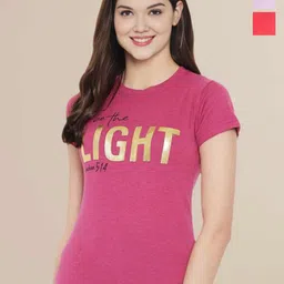 Metronaut Women Typography Set of 3 Cotton T-shirts-picture-15