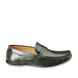 Duke Men's Olive Green Casual Loafers image 1