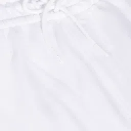 Calvin Klein Jeans White Cotton Regular Fit Joggers image 5