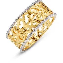 Kisna Diamond & Gold Jewellery 18k (750) Yellow Gold Ring for Women-picture-161