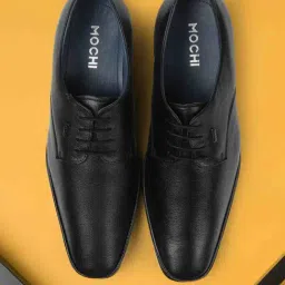Mochi Black Derby Shoes-image-20