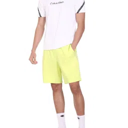 Calvin Klein Green Regular Fit Logo Printed Shorts image 5