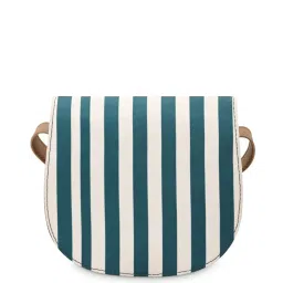 Fastrack Blue & White Striped Small Sling Handbag image 5
