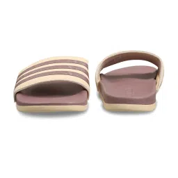 Adidas Women's ADILETTE COMFORT Cream Slides image 5