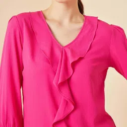 Rare Pink Regular Fit Top image 5