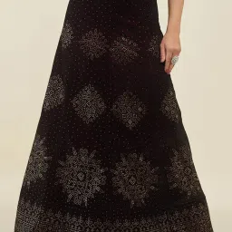 Soch Purple Embellished Unstitched Lehenga Choli Set With Dupatta image 5