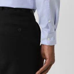 Peter England Blue Regular Fit Shirt image 5