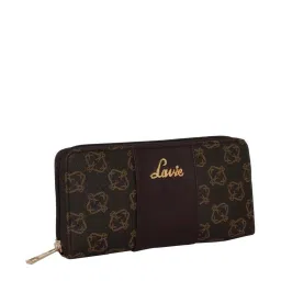 Lavie Brown Printed Zip Around Wallet for Women image 5