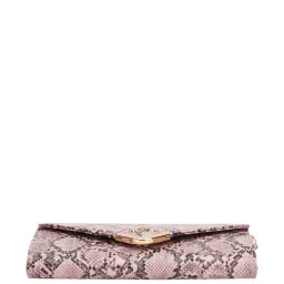 Lavie Pink Textured Wallet for Women image 5