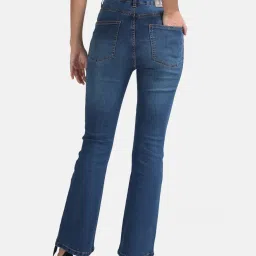 Kazo Blue Regular Fit High Rise Jeans image 2