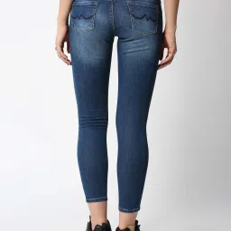 Pepe Jeans Mid Blue Skinny Fit Mid Rise Jeans image 2