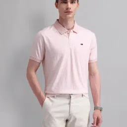 Ad By Arvind Pink Cotton Slim Fit Print T-Shirts-picture-27