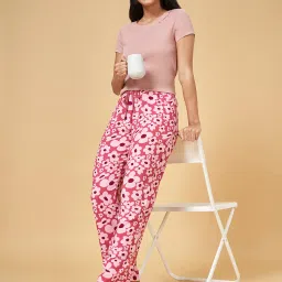 Dreamz by Pantaloons Wine Printed Pyjamas image 5