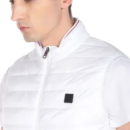 Arrow Sport White Regular Fit Quilted Jacket image 4