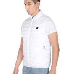 Arrow Sport White Regular Fit Quilted Jacket image 3