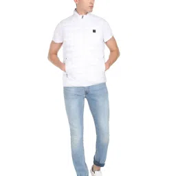 Arrow Sport White Regular Fit Quilted Jacket image 5