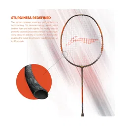 Li-Ning G-Force Superlite Ignite 7 Badminton Racket (Orange) Size - Medium image 5