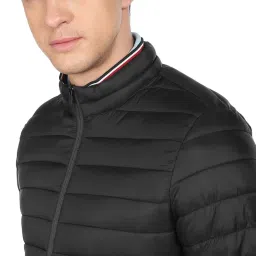 Arrow Sport Black Regular Fit Quilted Jacket image 4