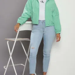 Calvin Klein Jeans Neptunes Wave Logo Relaxed Fit Casual Jacket image 5