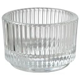 ikea finsmak Tealight holder, clear glass, 3.5 cm image 1