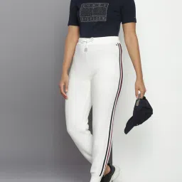 Tommy Hilfiger Ecru Relaxed Fit Joggers image 5