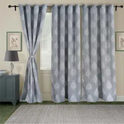 Swayam Sigma 5 ft. Eyelets Window Curtains - Set of 2-picture-22